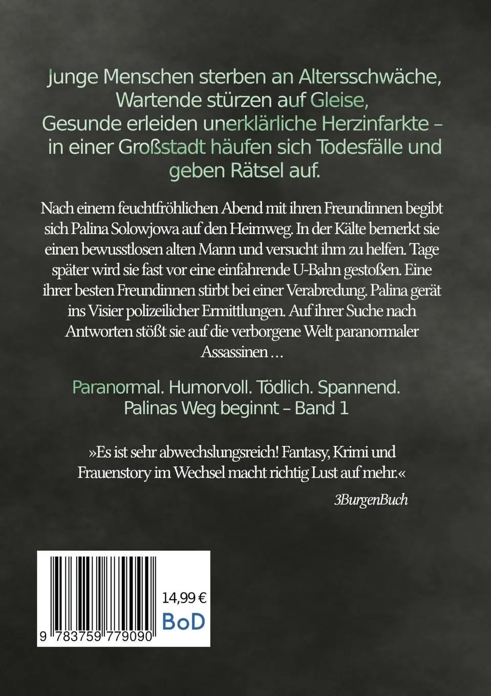 Rückseite: 9783759779090 | Die Tore der Assassinen | Dave Cobbler | Taschenbuch | Palinas Weg