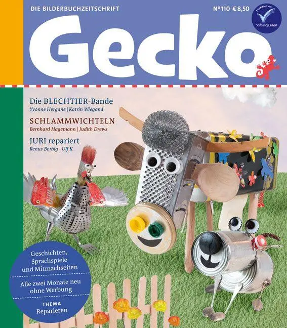 Cover: 9783911209090 | Gecko Kinderzeitschrift Band 110 | Thema: Reparieren | Hergane (u. a.)