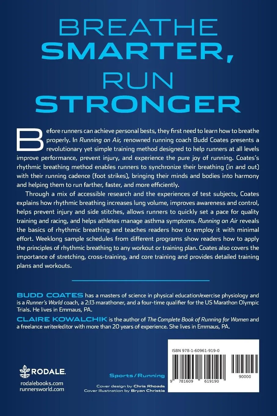 Rückseite: 9781609619190 | Runner's World Running on Air | Budd Coates (u. a.) | Taschenbuch