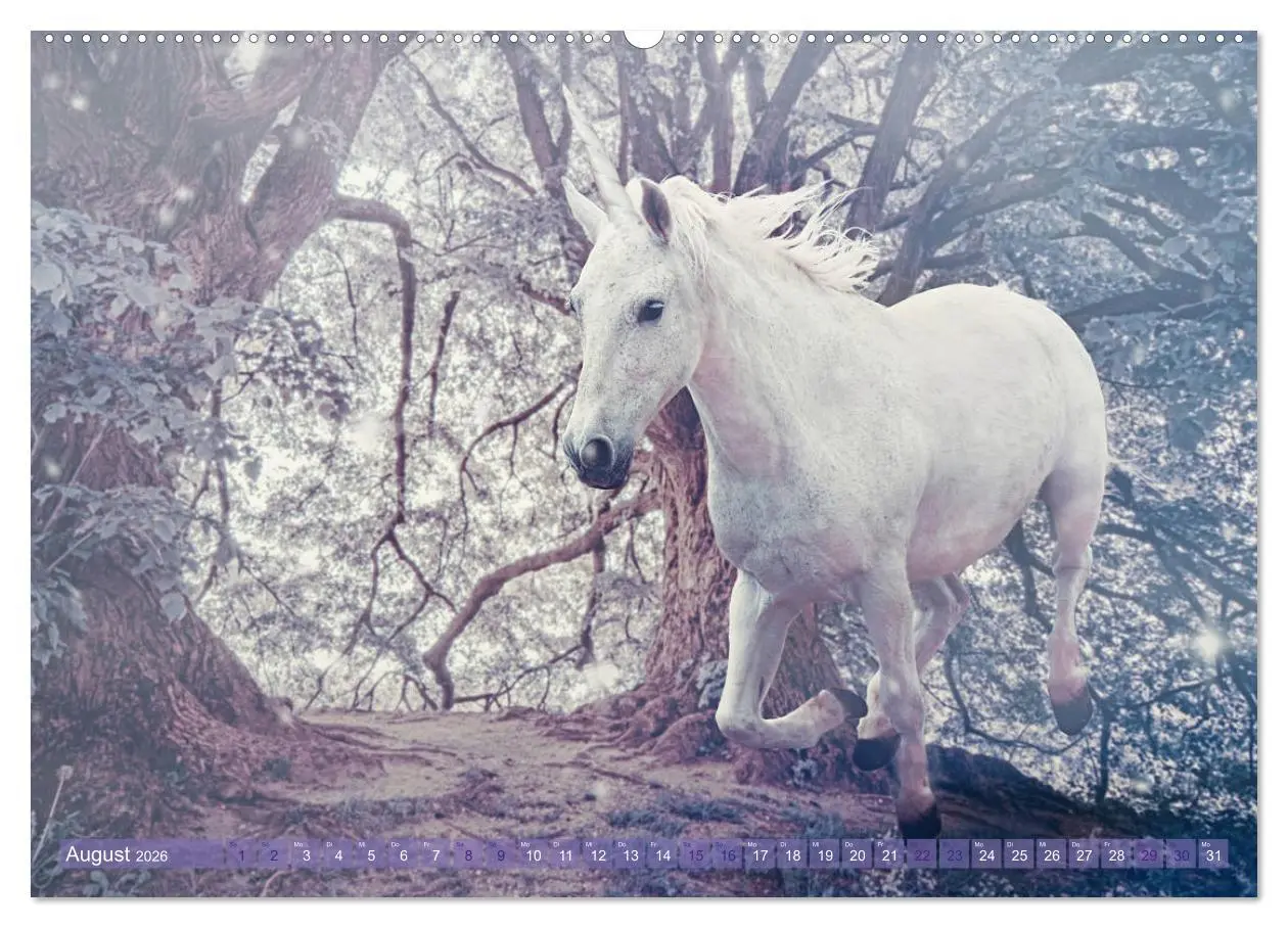 Bild: 9783457719190 | Einhorn Love - Fantasiewelt (hochwertiger Premium Wandkalender 2026...