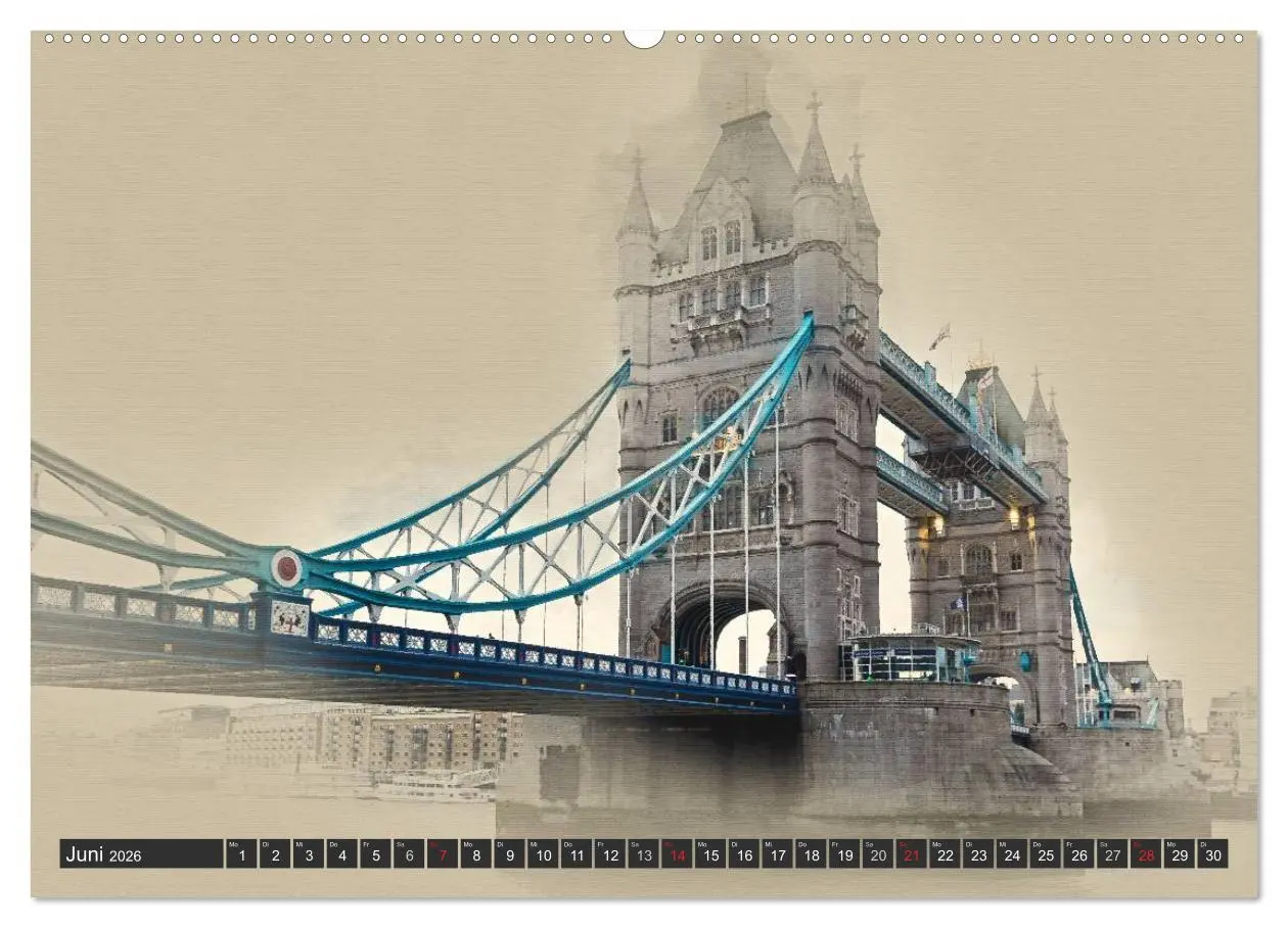 Bild: 9783457959190 | Traumhaftes London (hochwertiger Premium Wandkalender 2026 DIN A2...