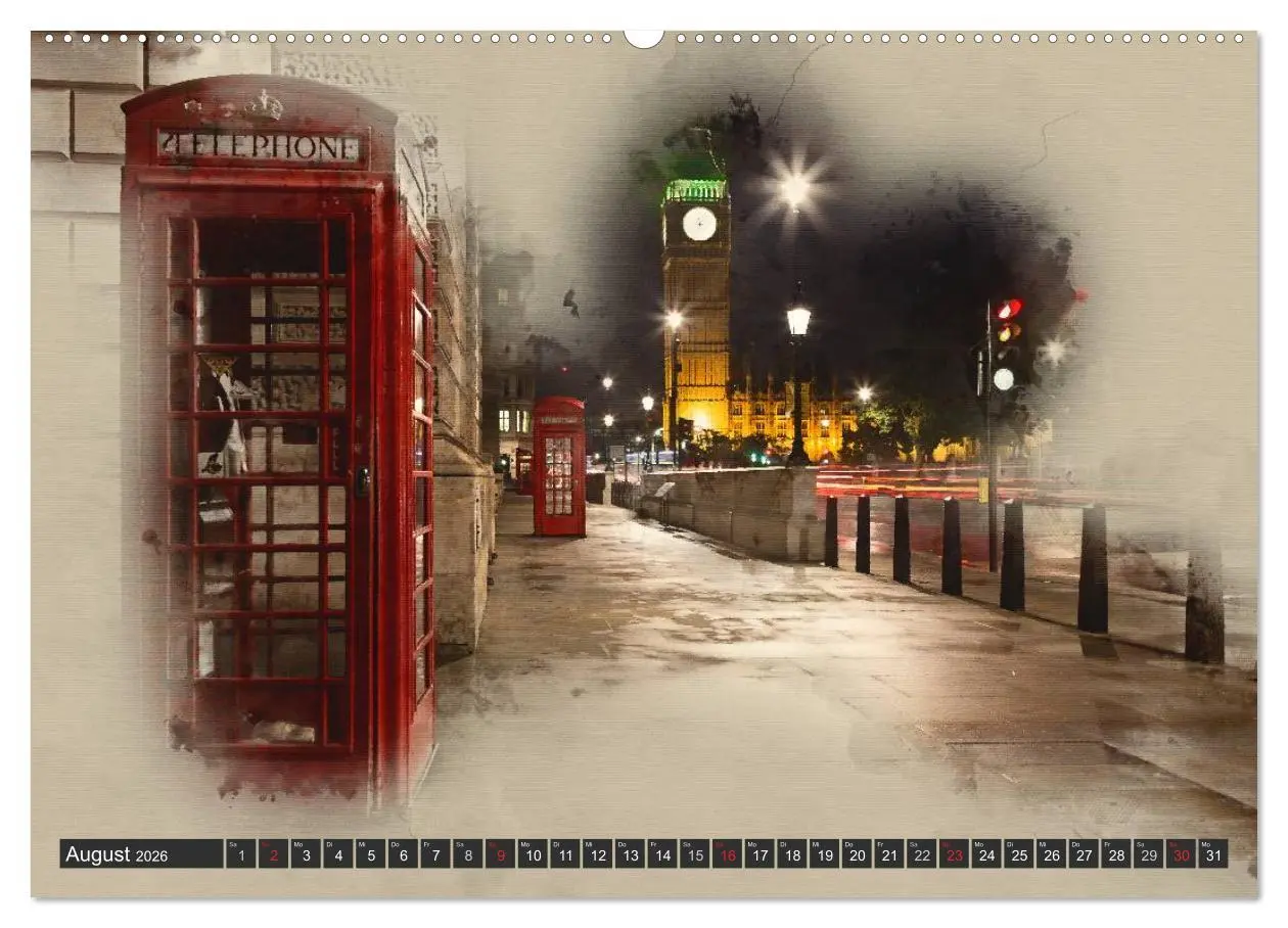 Bild: 9783457959190 | Traumhaftes London (hochwertiger Premium Wandkalender 2026 DIN A2...