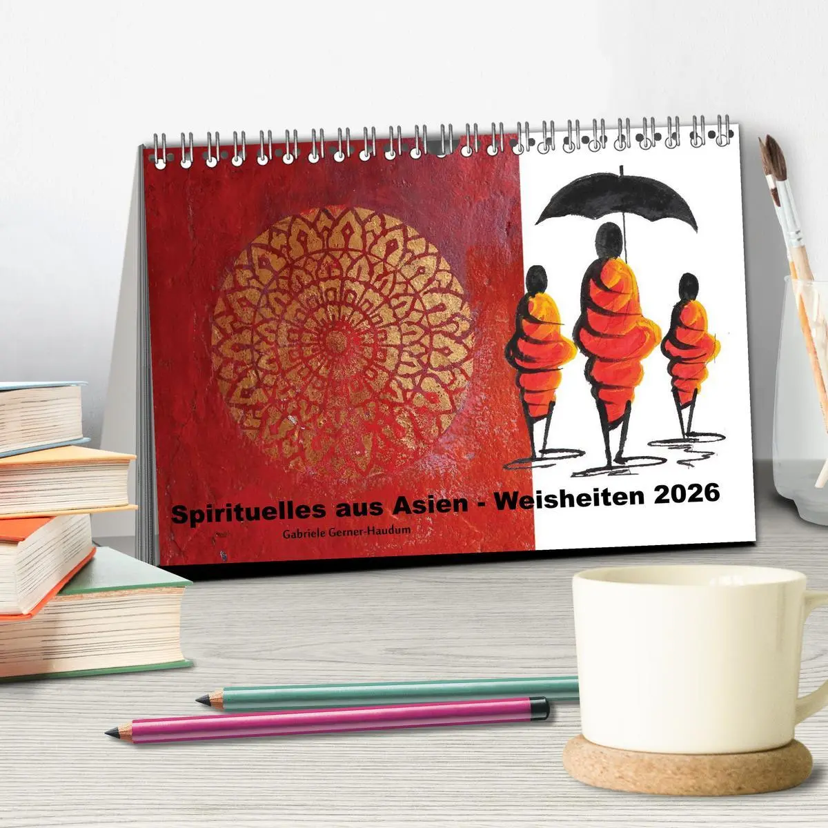 Bild: 9783516119190 | Spirituelles aus Asien - Weisheiten 2026 (Tischkalender 2026 DIN A5...