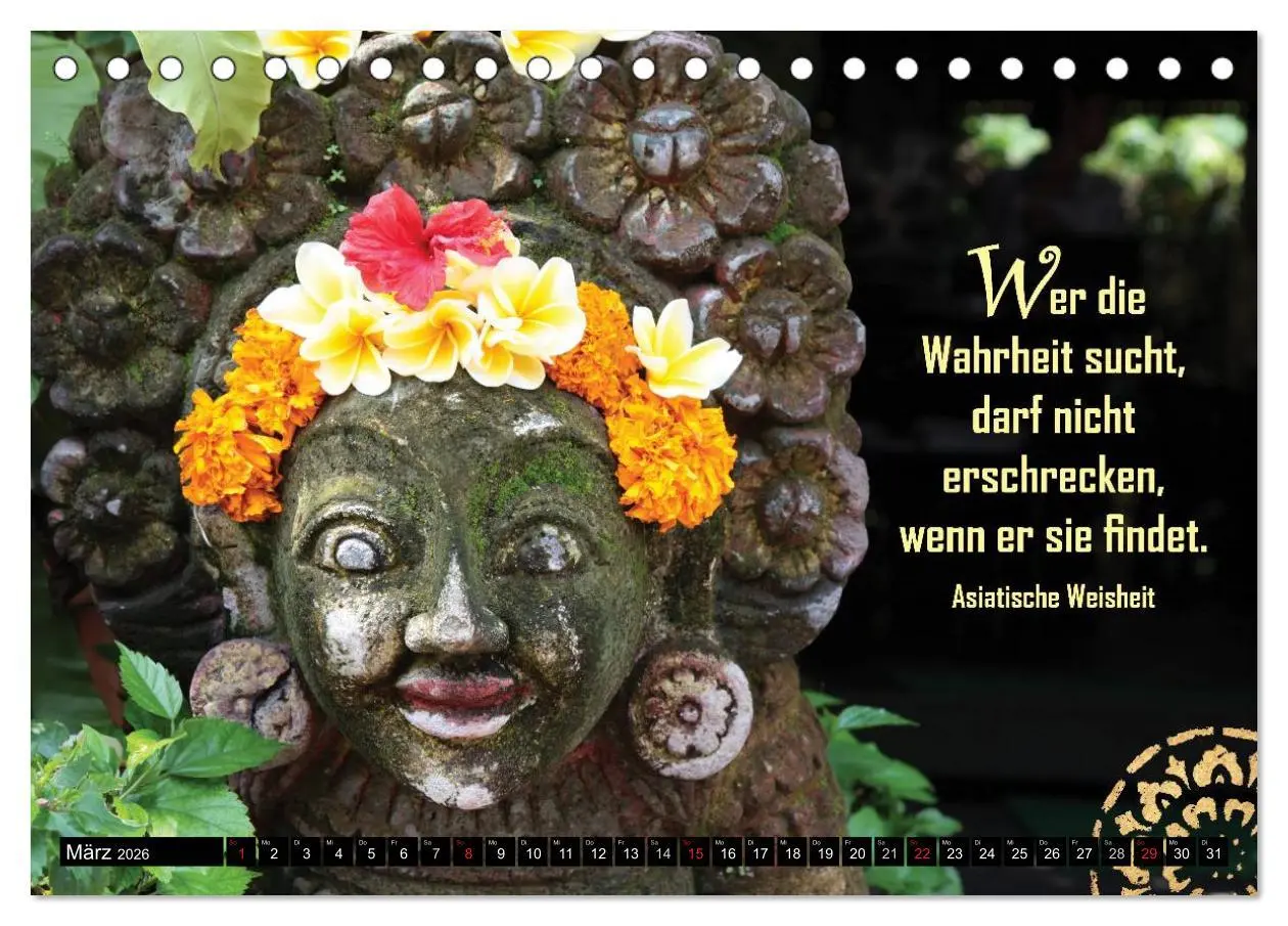 Bild: 9783516119190 | Spirituelles aus Asien - Weisheiten 2026 (Tischkalender 2026 DIN A5...