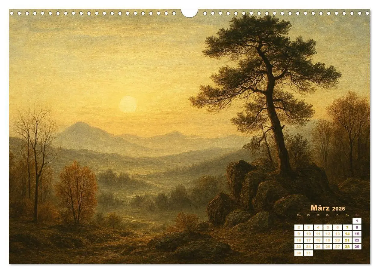 Bild: 9783516669190 | Im Licht der Sehnsucht - Romantische Landschaften (Wandkalender...