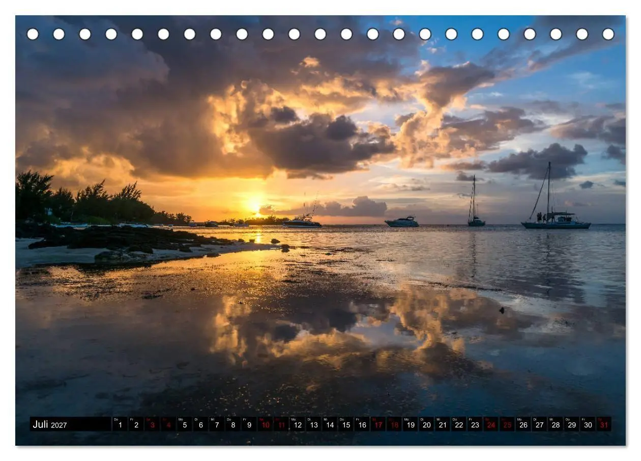 Bild: 9783569759190 | Trauminsel Mauritius (Tischkalender 2027 DIN A5 quer), CALVENDO...