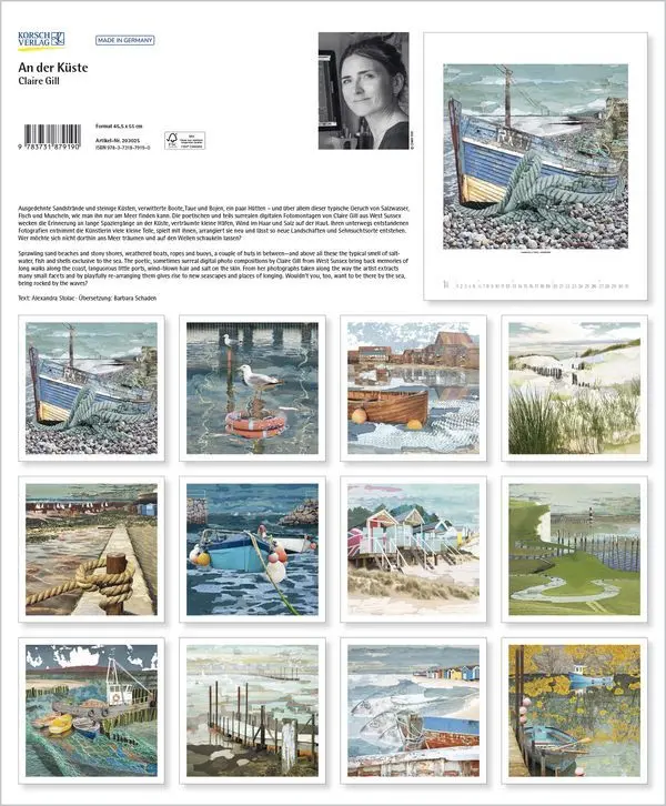Bild: 9783731879190 | An der Küste 2025 | Korsch Verlag | Kalender | Spiralbindung | Deutsch