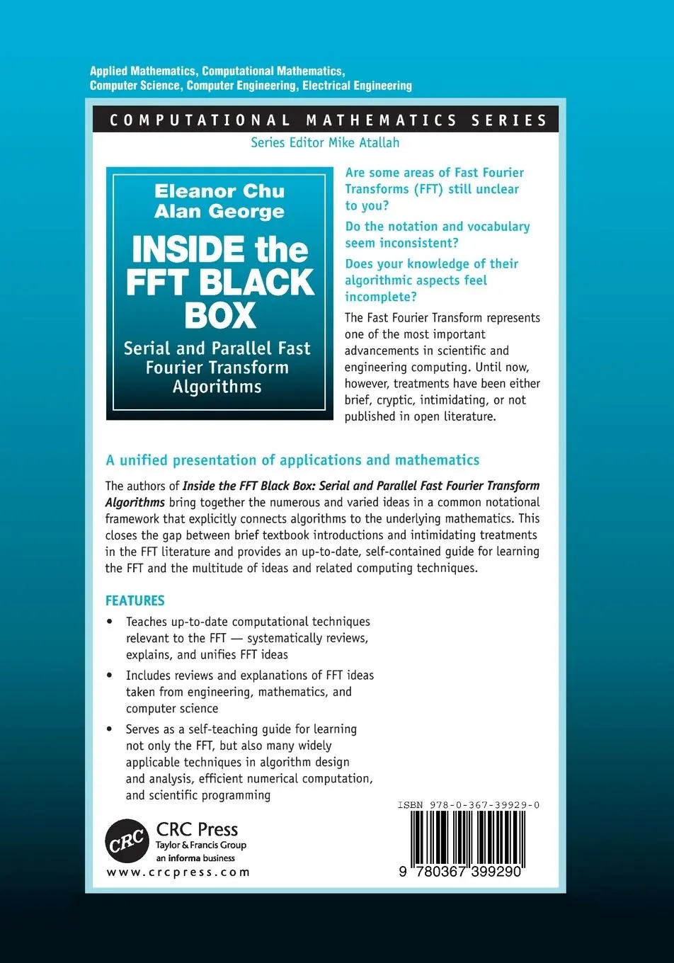 Rückseite: 9780367399290 | Inside the FFT Black Box | Eleanor Chu (u. a.) | Taschenbuch | 2019