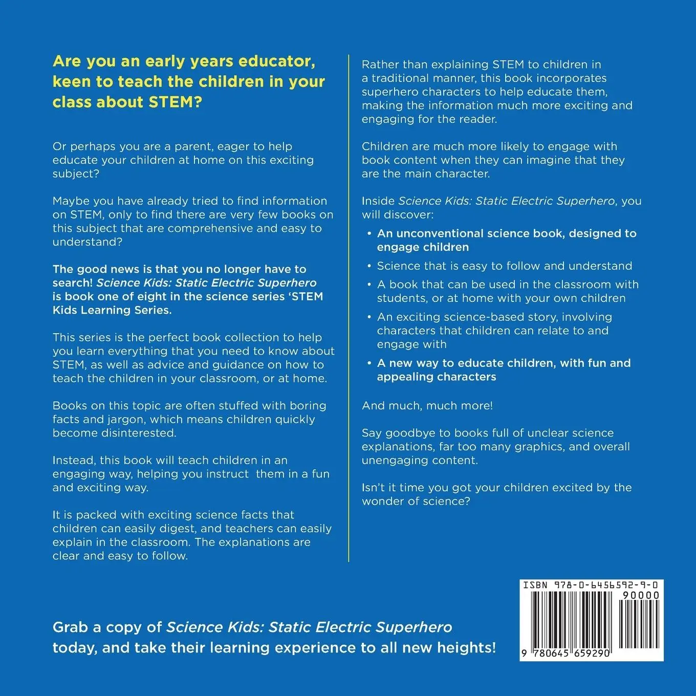 Rückseite: 9780645659290 | Static Electricity Superhero | Lisa Hoffman | Taschenbuch | Englisch