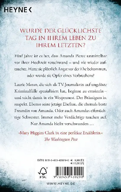 Bild: 9783453439290 | Und niemand soll dich finden | Thriller | Mary Higgins Clark (u. a.)