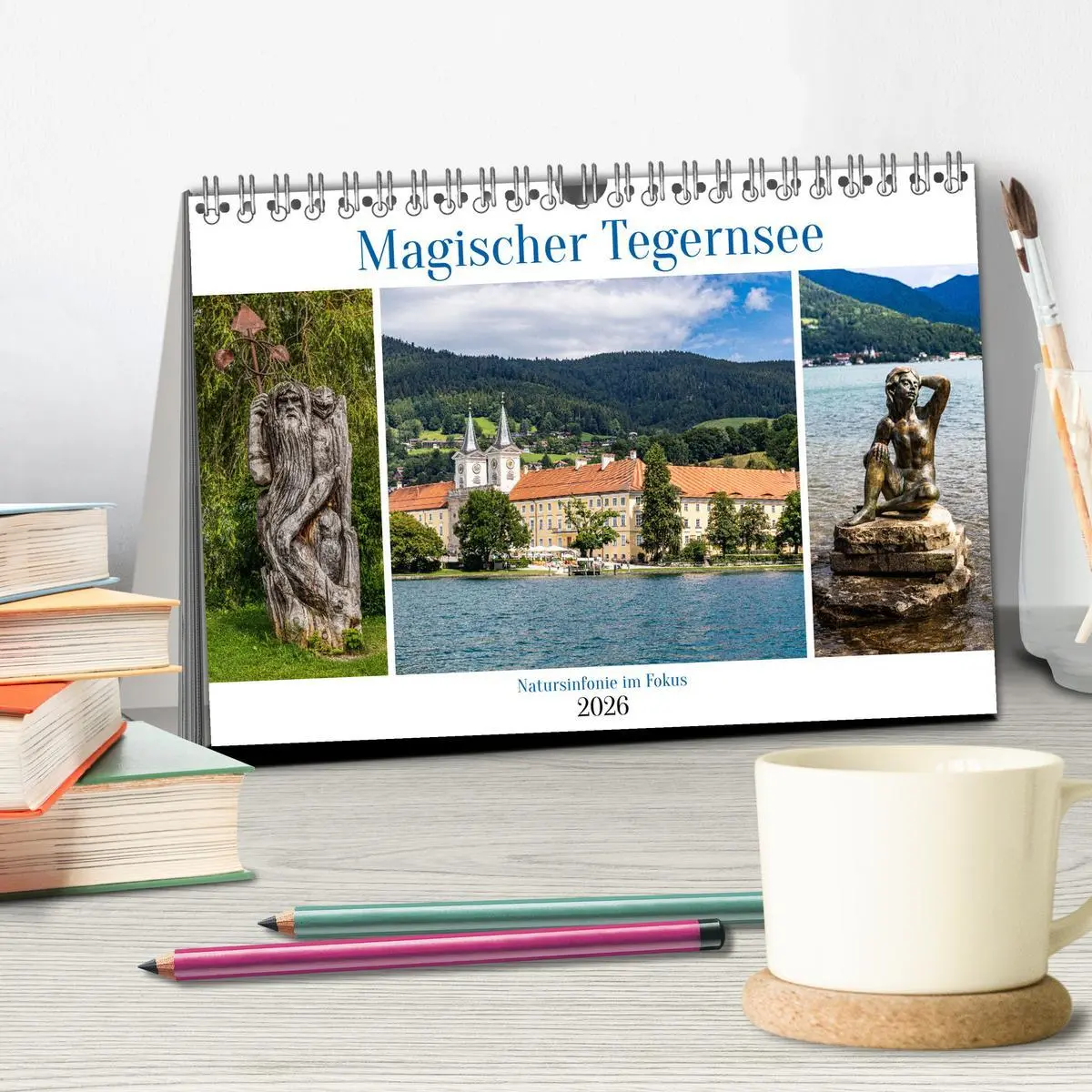 Bild: 9783457499290 | Magischer Tegernsee (Tischkalender 2026 DIN A5 quer), CALVENDO...