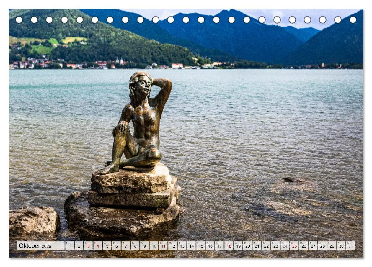 Bild: 9783457499290 | Magischer Tegernsee (Tischkalender 2026 DIN A5 quer), CALVENDO...