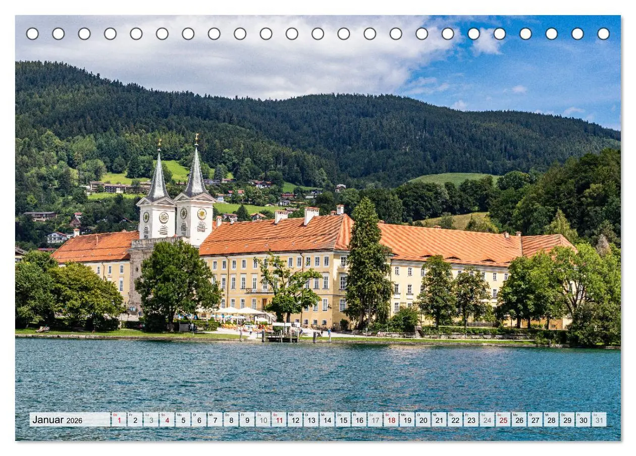Bild: 9783457499290 | Magischer Tegernsee (Tischkalender 2026 DIN A5 quer), CALVENDO...