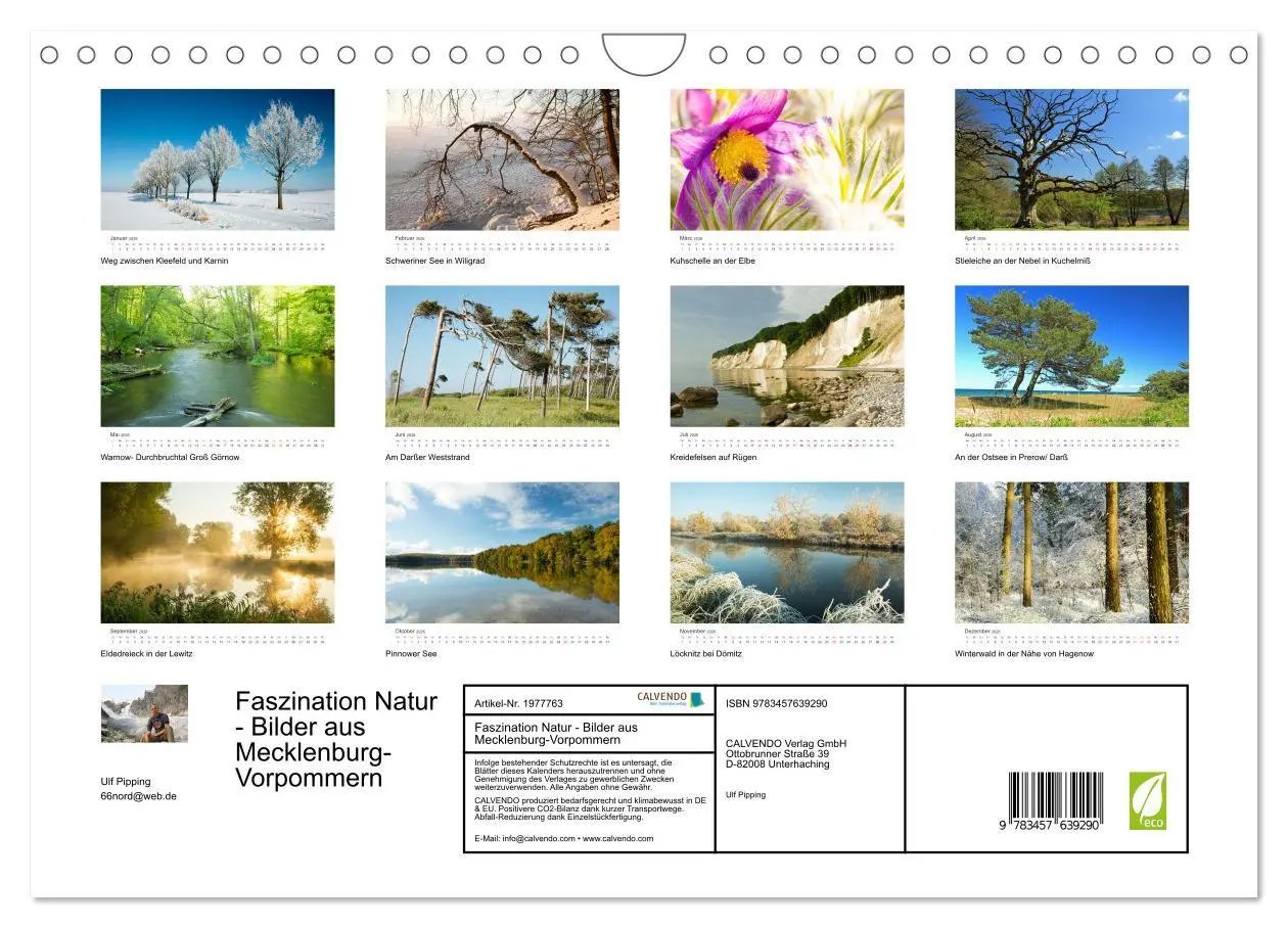 Bild: 9783457639290 | Faszination Natur - Bilder aus Mecklenburg-Vorpommern (Wandkalender...