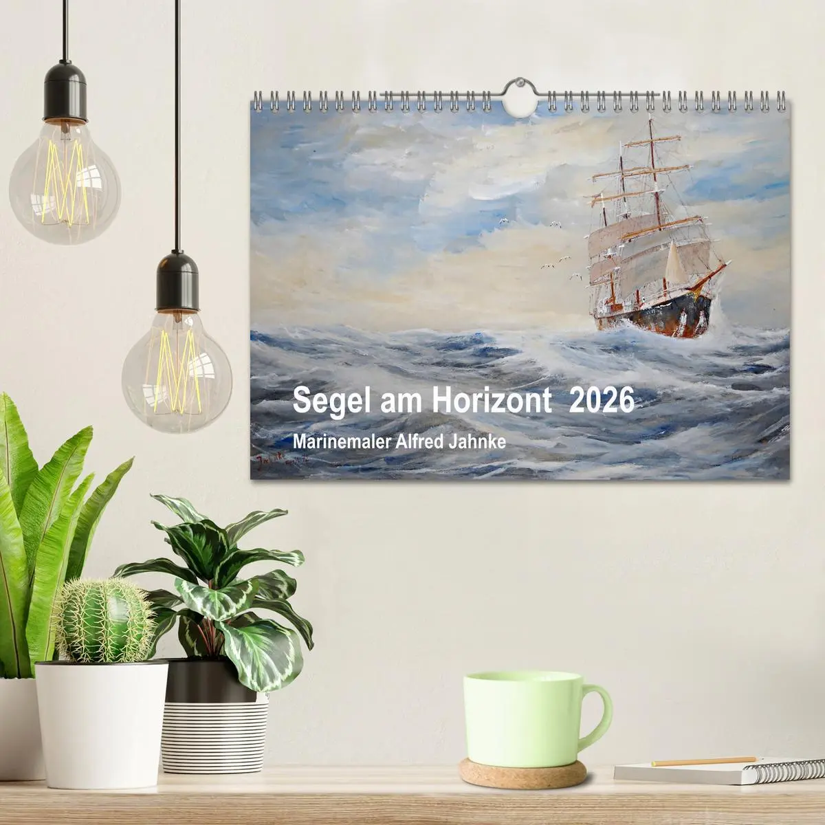 Bild: 9783457879290 | Segel am Horizont - Marinemaler Alfred Jahnke (Wandkalender 2026...