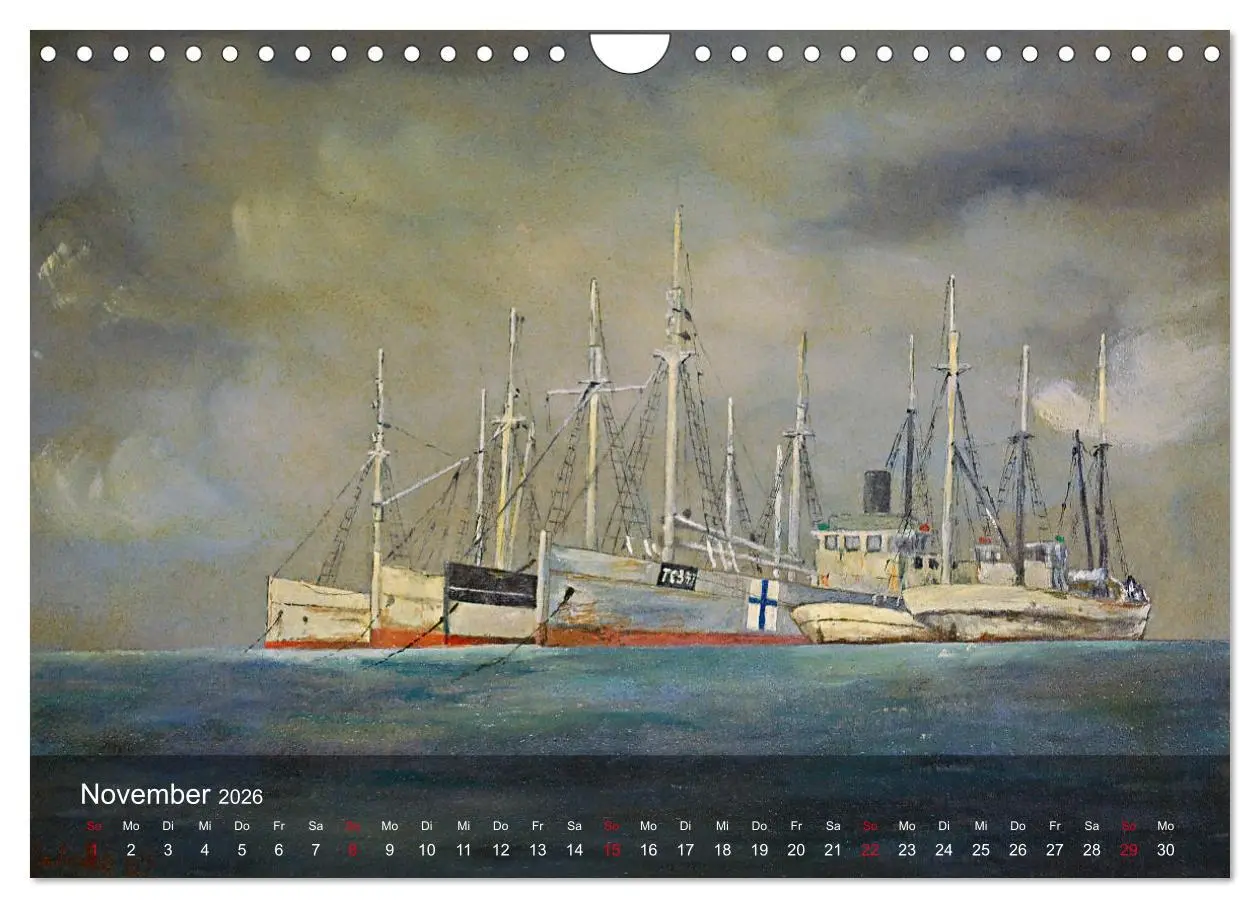 Bild: 9783457879290 | Segel am Horizont - Marinemaler Alfred Jahnke (Wandkalender 2026...