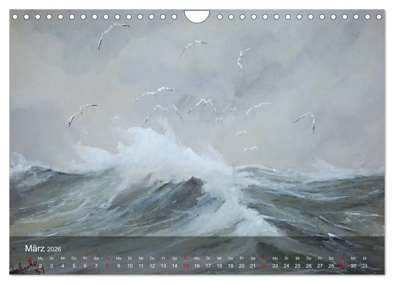 Bild: 9783457879290 | Segel am Horizont - Marinemaler Alfred Jahnke (Wandkalender 2026...