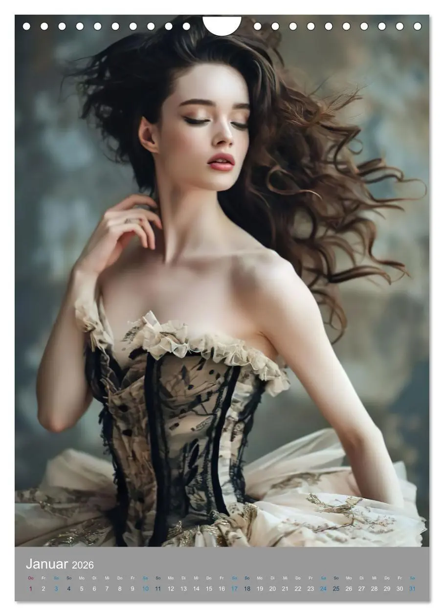 Bild: 9783516279290 | Märchenhafte Ballerina (Wandkalender 2026 DIN A4 hoch), CALVENDO...
