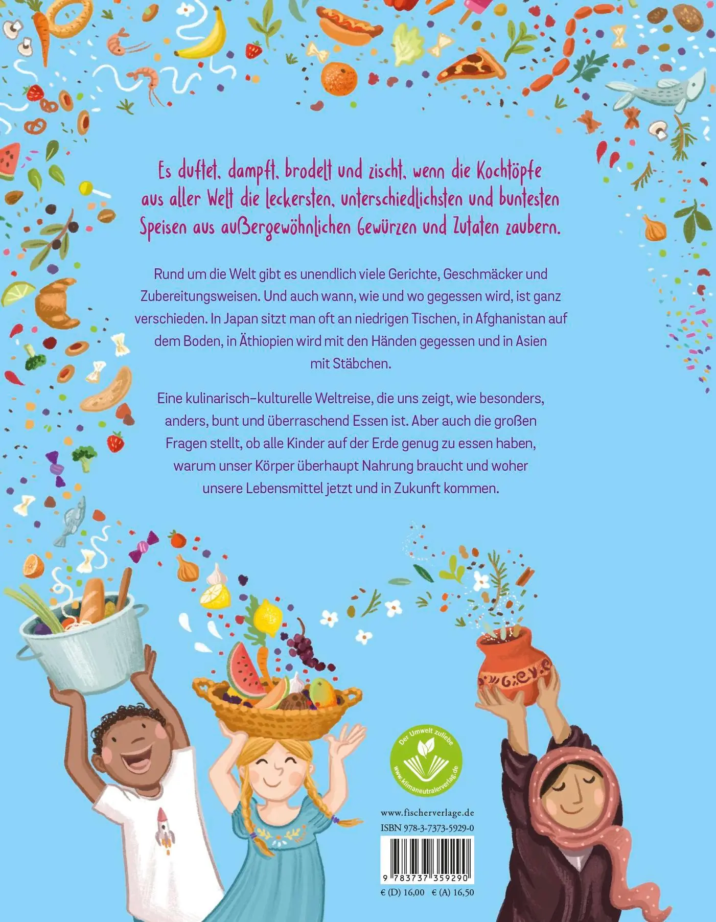 Rückseite: 9783737359290 | Guten Appetit rund um die Welt | Anne Kostrzewa | Buch | 40 S. | 2023