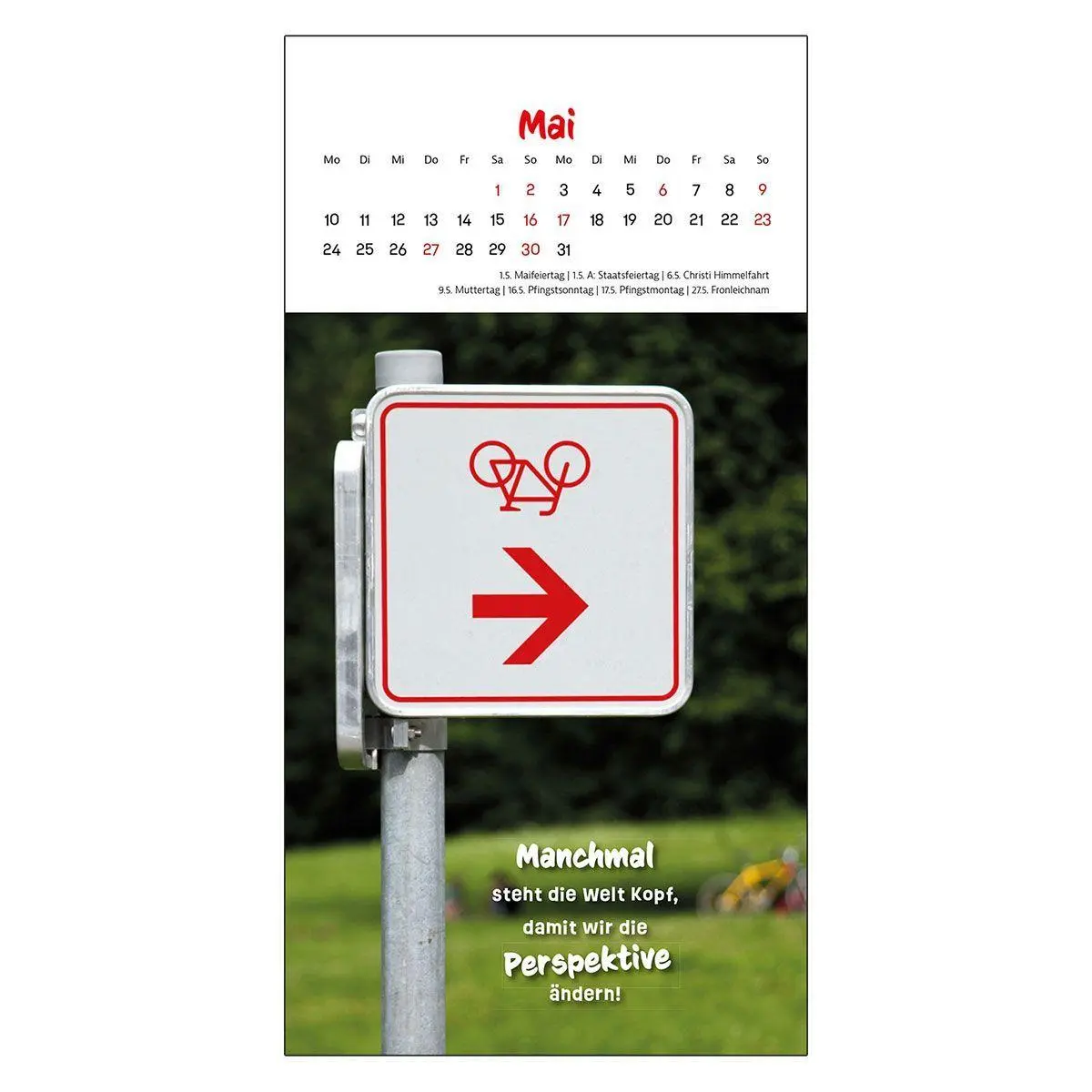 Bild: 9783746269290 | Glückszeichen 2027 | Witzige Verkehrsschilder - Der Postkartenkalender