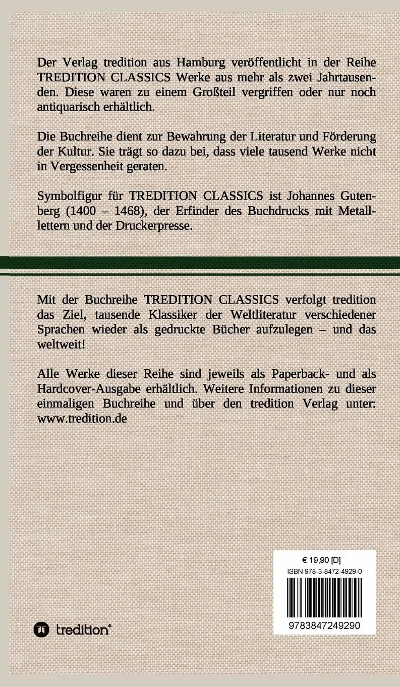 Rückseite: 9783847249290 | Des Sextus Julius Frontinus' Schrift über die Wasserleitungen der...