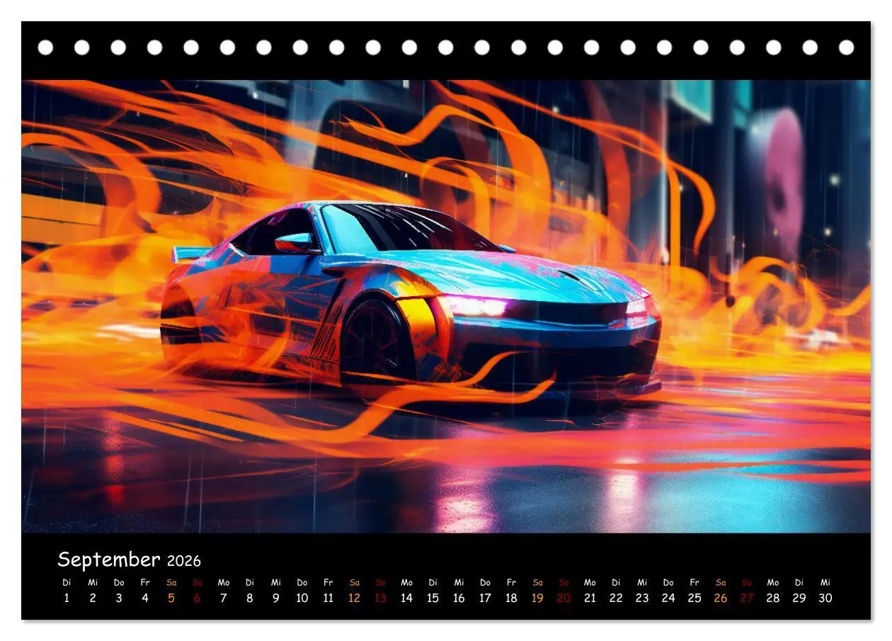 Bild: 9783457489390 | Im Rausch der Geschwindigkeit (Tischkalender 2026 DIN A5 quer),...