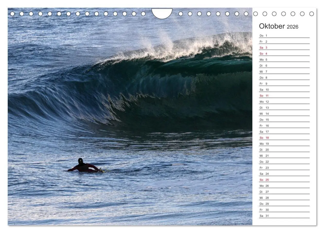 Bild: 9783457939390 | Surfen - Spaß auf den Wellen (Wandkalender 2026 DIN A4 quer),...
