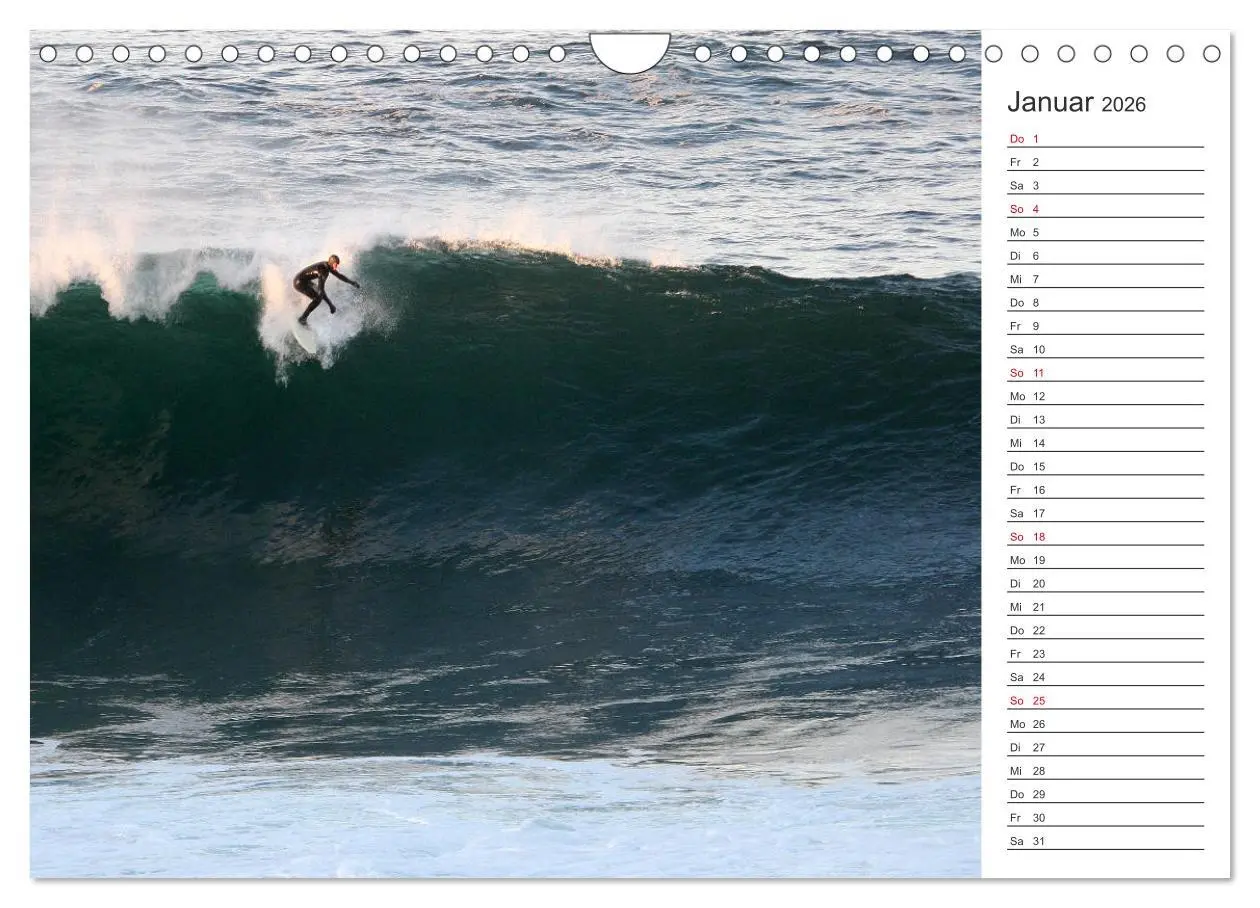 Bild: 9783457939390 | Surfen - Spaß auf den Wellen (Wandkalender 2026 DIN A4 quer),...