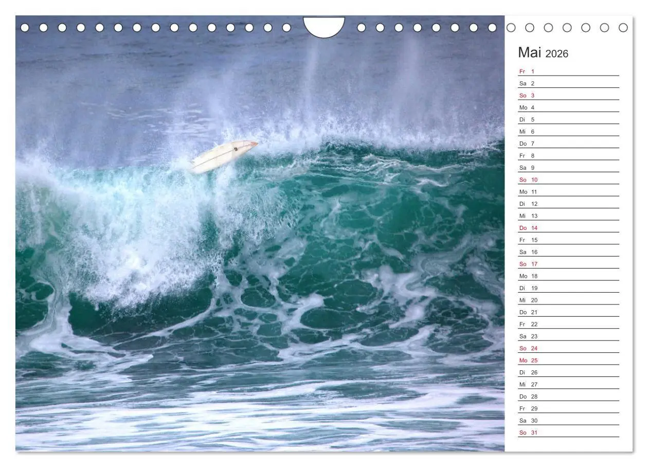 Bild: 9783457939390 | Surfen - Spaß auf den Wellen (Wandkalender 2026 DIN A4 quer),...