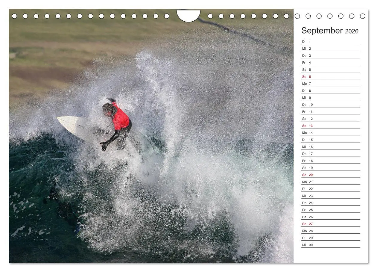 Bild: 9783457939390 | Surfen - Spaß auf den Wellen (Wandkalender 2026 DIN A4 quer),...