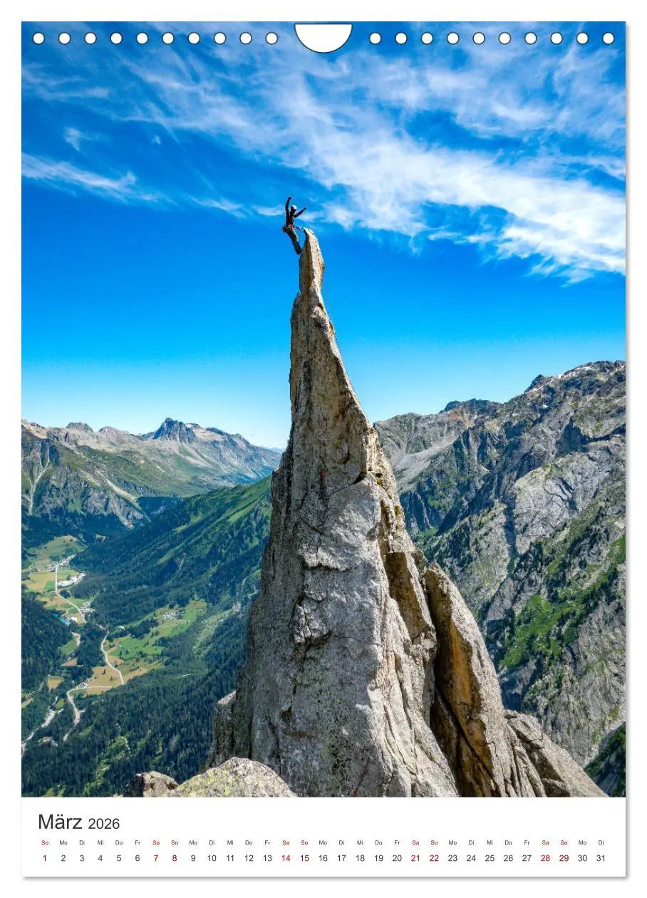 Bild: 9783516339390 | Klettern - Die Berge rufen. (Wandkalender 2026 DIN A4 hoch),...