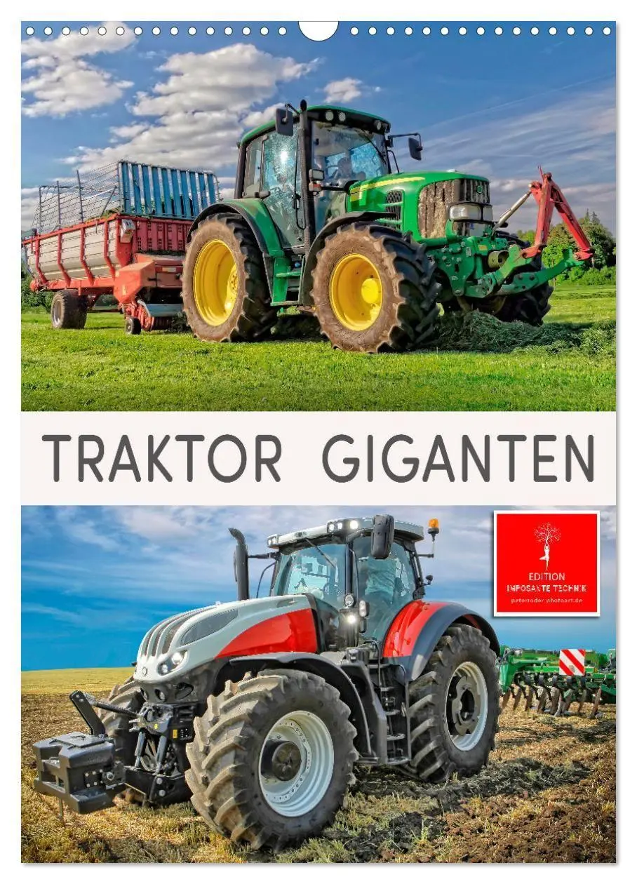 Cover: 9783569429390 | Traktor Giganten (Wandkalender 2027 DIN A3 hoch), CALVENDO...
