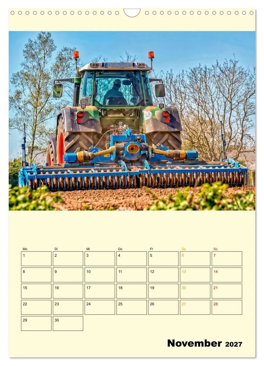 Bild: 9783569429390 | Traktor Giganten (Wandkalender 2027 DIN A3 hoch), CALVENDO...