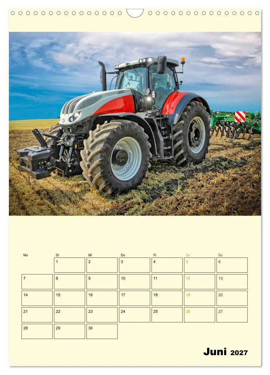 Bild: 9783569429390 | Traktor Giganten (Wandkalender 2027 DIN A3 hoch), CALVENDO...