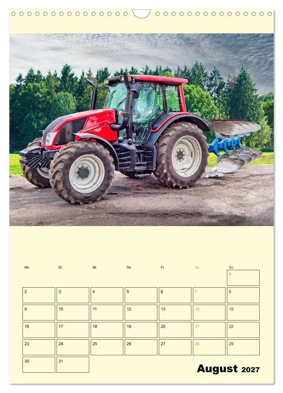 Bild: 9783569429390 | Traktor Giganten (Wandkalender 2027 DIN A3 hoch), CALVENDO...