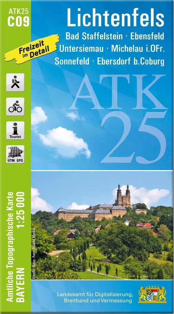 Cover: 9783899339390 | Lichtenfels 1:25 000 | Digitalisierung | (Land-)Karte | Deutsch | 2021