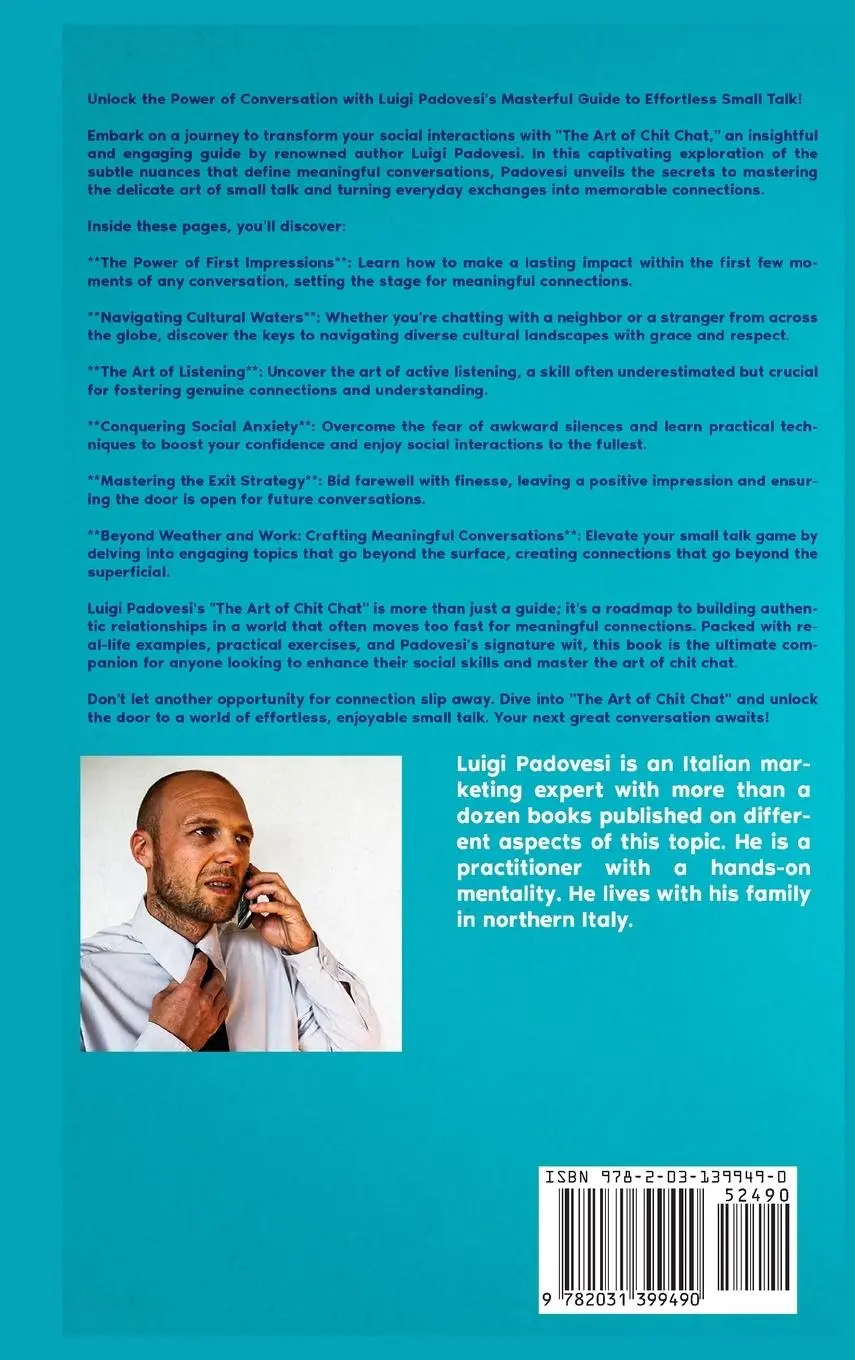 Rückseite: 9782031399490 | The Art of Chit Chat | A Guide to Effortless Small Talk | Padovesi
