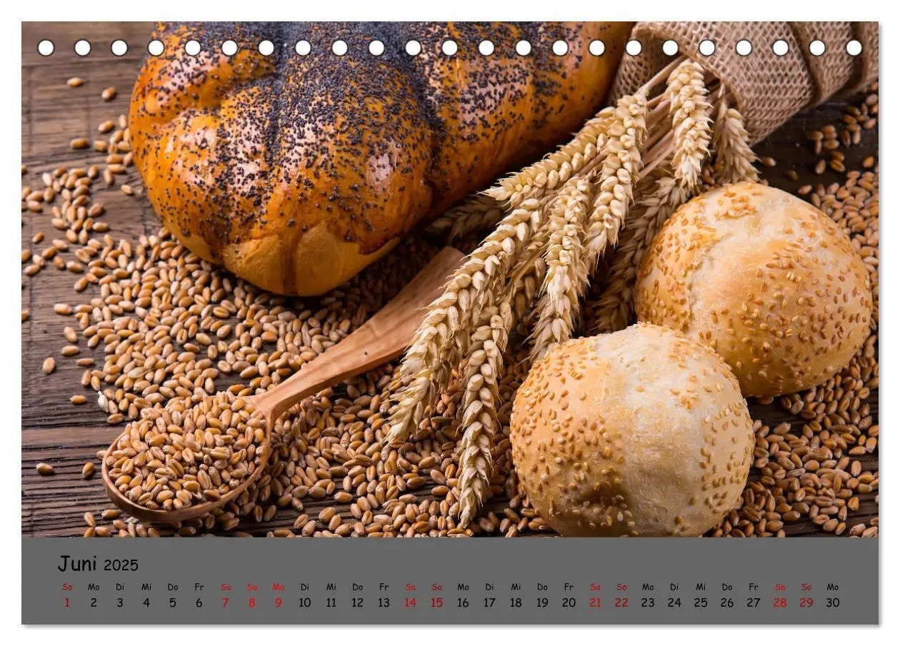 Bild: 9783383989490 | Mein Brotkalender (Tischkalender 2025 DIN A5 quer), CALVENDO...