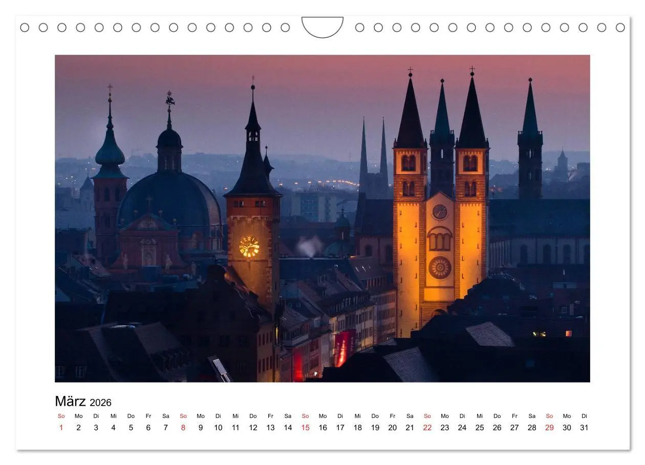 Bild: 9783516189490 | Würzburg - Im Lauf der Jahreszeiten (Wandkalender 2026 DIN A4...