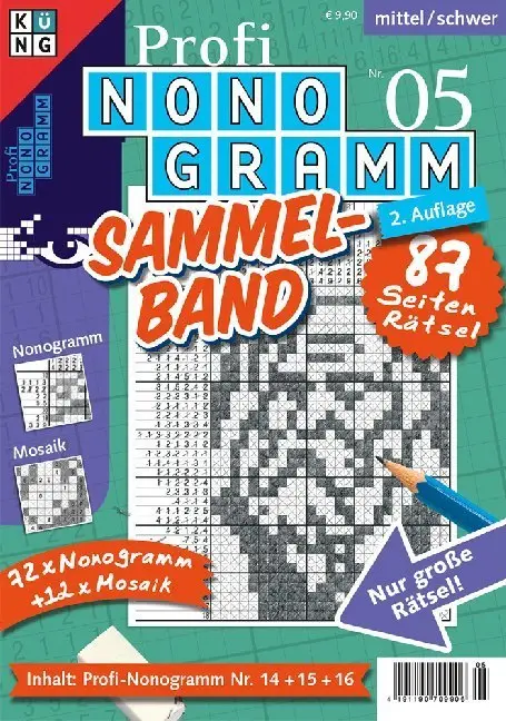 Cover: 9783906009490 | Profi-Nonogramm 3er-Band Nr. 5. Nr.5 | Taschenbuch | 108 S. | Deutsch
