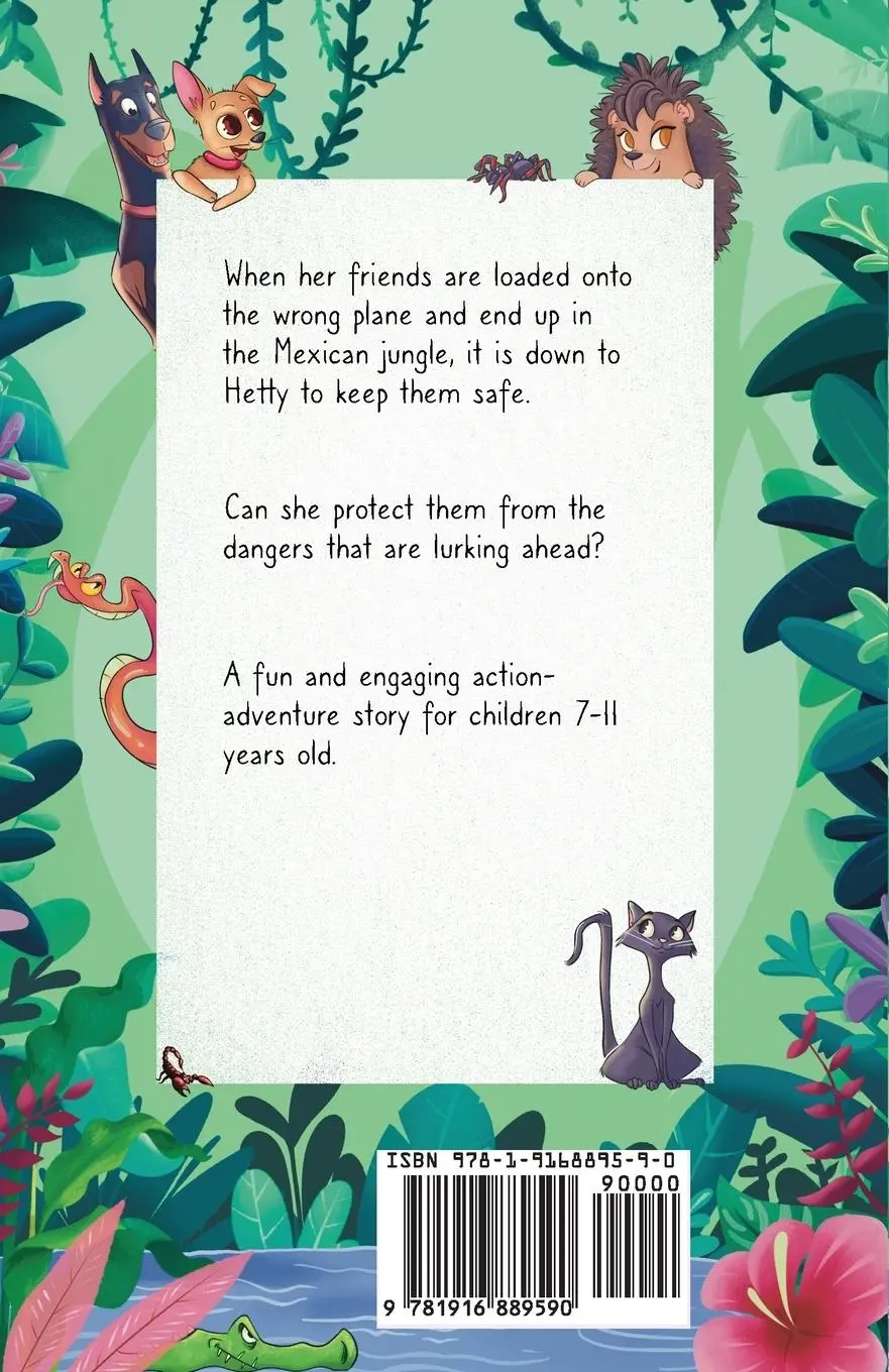 Rückseite: 9781916889590 | Hetty the Hedgehog and the Mexican Jungle | Cheryl Lee-White | Buch