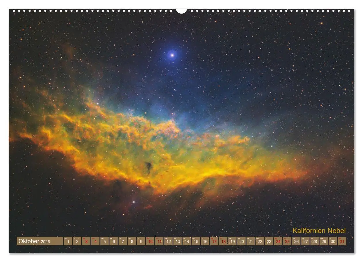 Bild: 9783457399590 | Deep Sky Kalender (hochwertiger Premium Wandkalender 2026 DIN A2...