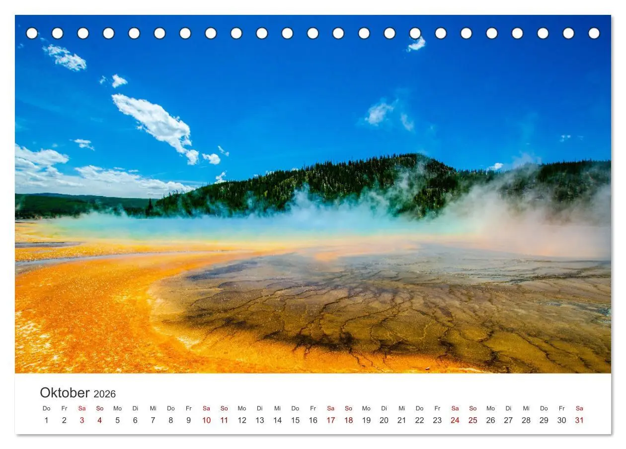Bild: 9783457609590 | Yellowstone Nationalpark - Eine wundervolle Reise. (Tischkalender...