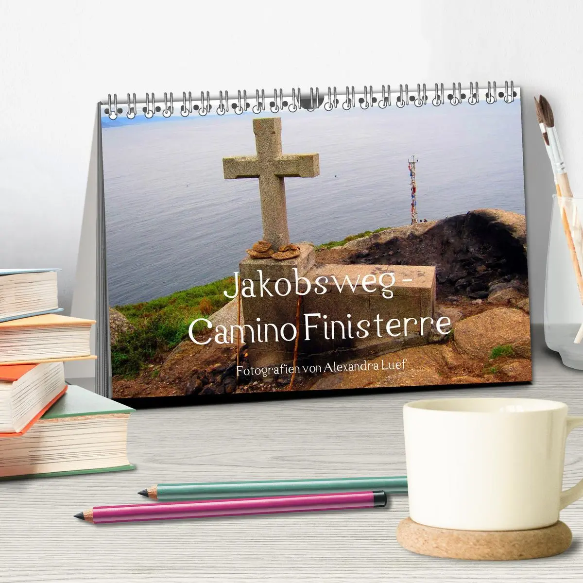 Bild: 9783516009590 | Jakobsweg - Camino Finisterre (Tischkalender 2026 DIN A5 quer),...