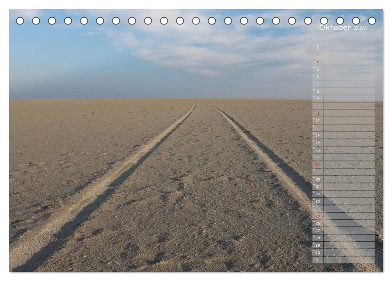 Bild: 9783516179590 | Strandspaziergang / Geburtstagskalender (Tischkalender 2026 DIN A5...