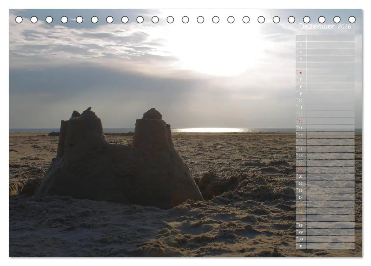 Bild: 9783516179590 | Strandspaziergang / Geburtstagskalender (Tischkalender 2026 DIN A5...