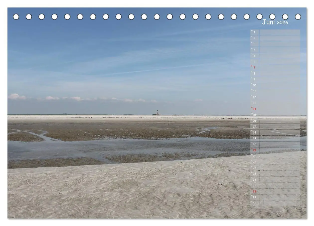 Bild: 9783516179590 | Strandspaziergang / Geburtstagskalender (Tischkalender 2026 DIN A5...