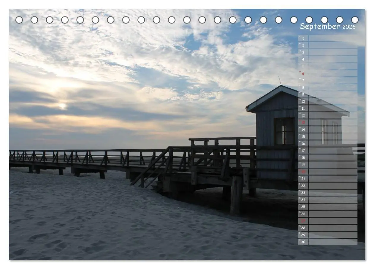 Bild: 9783516179590 | Strandspaziergang / Geburtstagskalender (Tischkalender 2026 DIN A5...