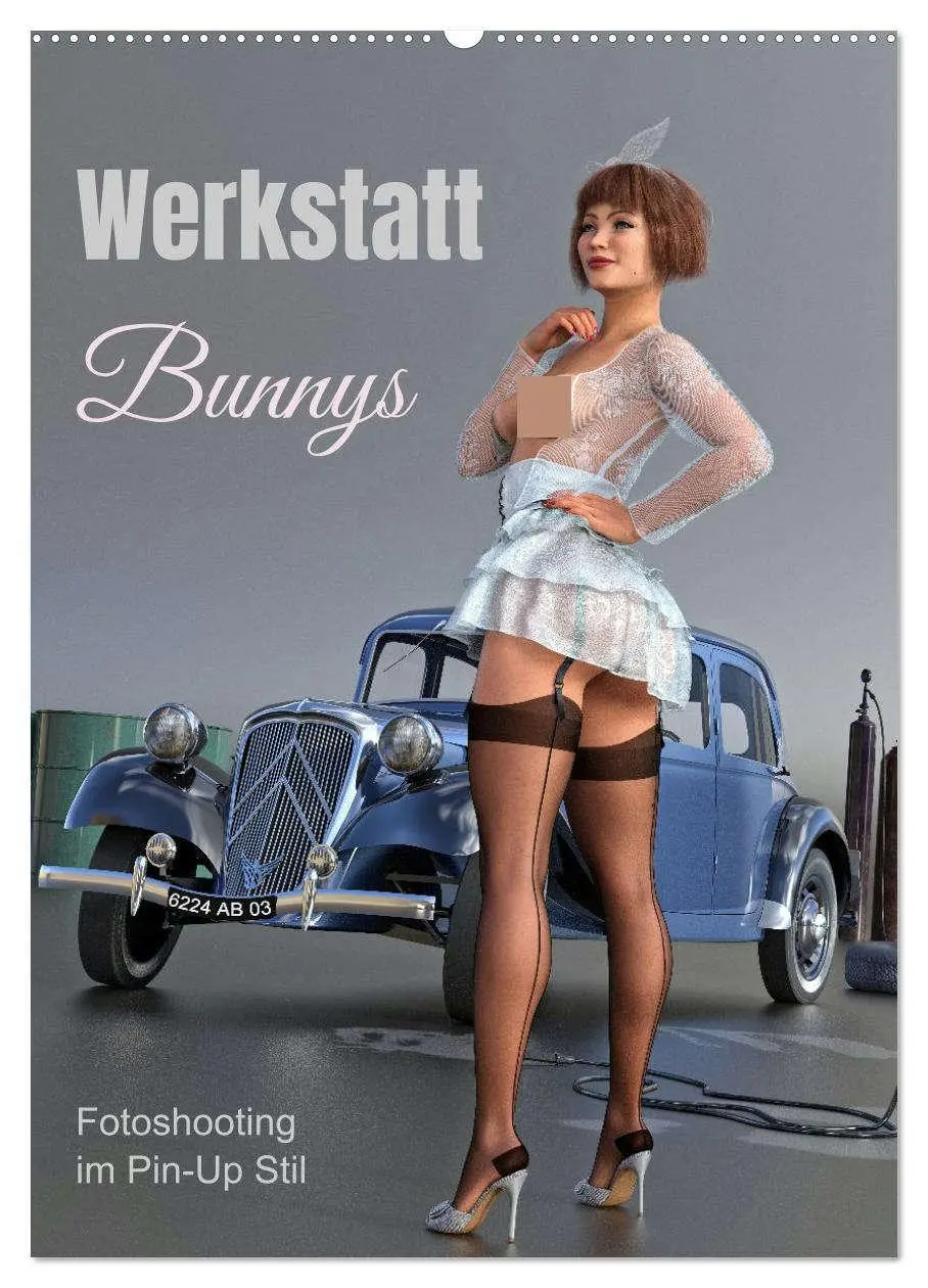 Cover: 9783516249590 | Werkstatt Bunnys (Wandkalender 2026 DIN A2 hoch), CALVENDO...