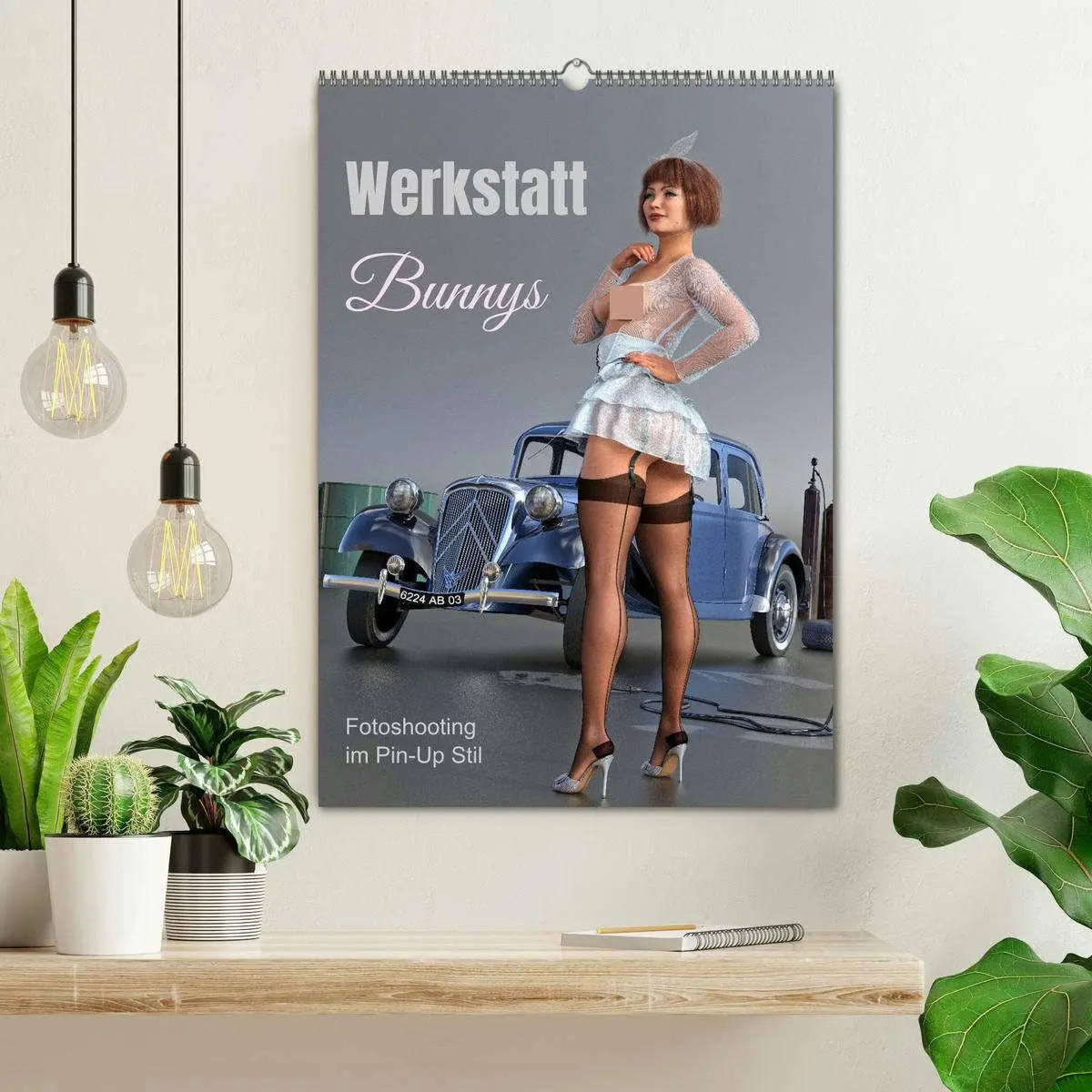 Bild: 9783516249590 | Werkstatt Bunnys (Wandkalender 2026 DIN A2 hoch), CALVENDO...